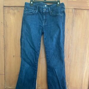 7 For All Mankind A Pocket Dark Blue Wash Denim Jeans 26